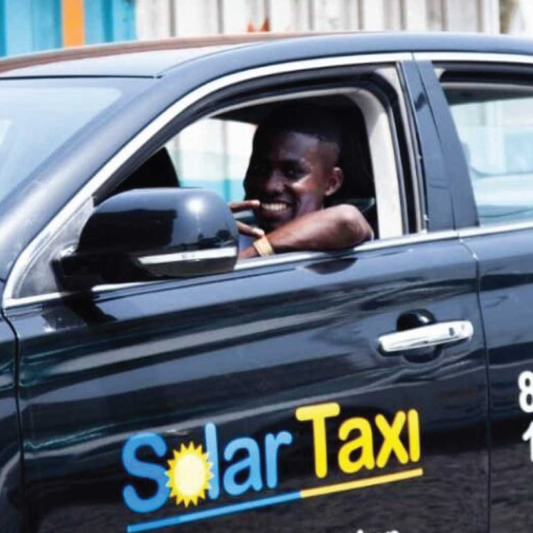 Solartaxi launches an electric car ride-hailing app in Ghana.