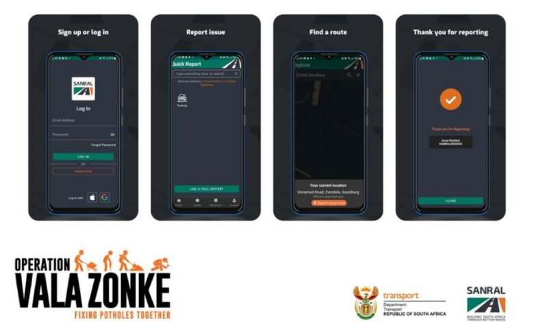 South Africa Launches App to Report Potholes