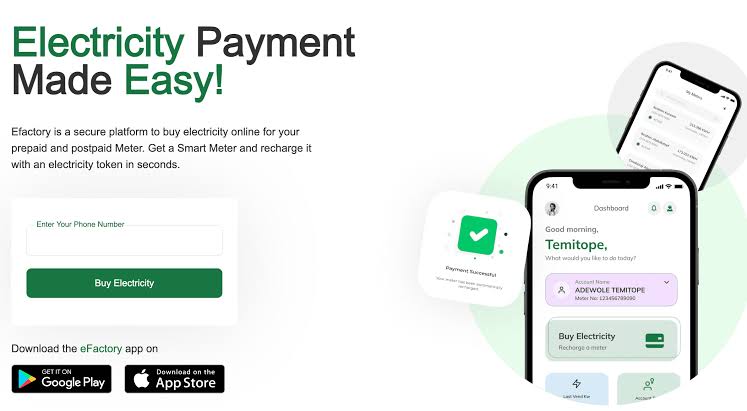 eFactory simplifies electricity payments in Nigeria