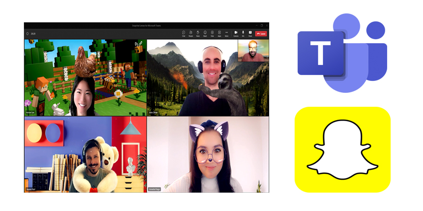 ‘Microsoft Teams’ partners Snapchat Lenses
