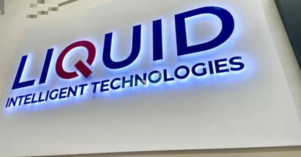 Liquid Intelligent technologies logo and name