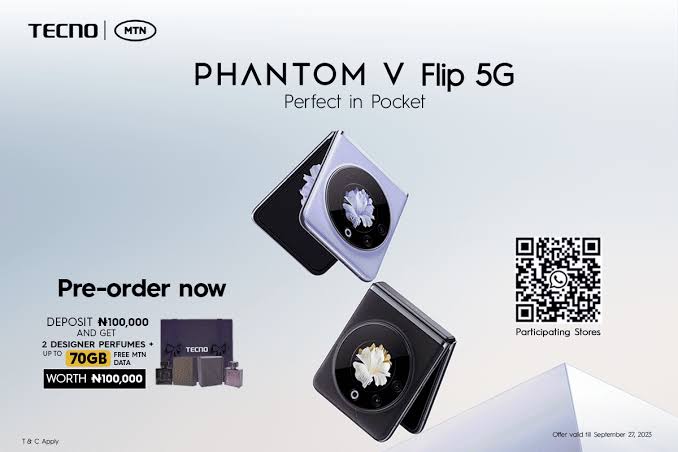 TECNO announces Phantom V Flip 5G device