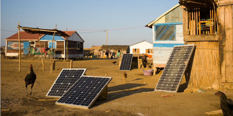 African families turn to solar energy as governments’ electricity supply dwindles