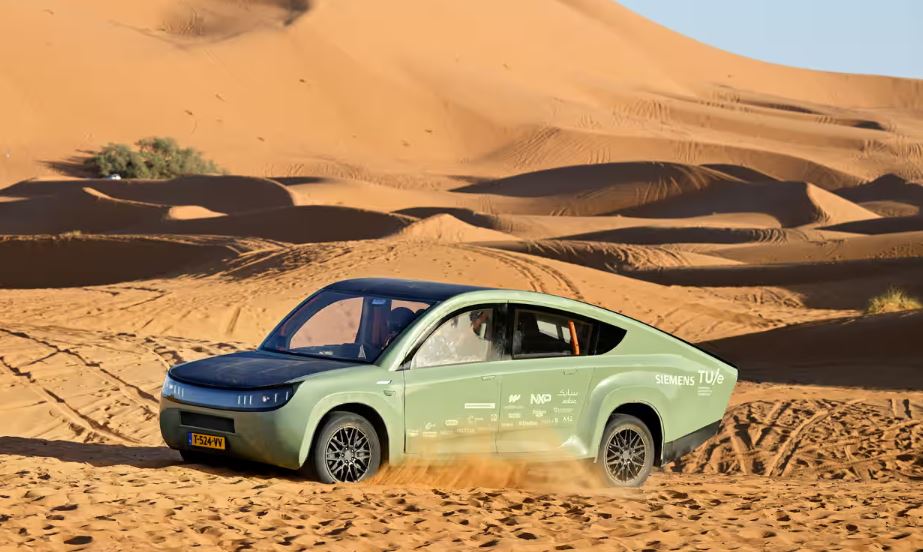 Stella Terra car completes test drive in North Africa