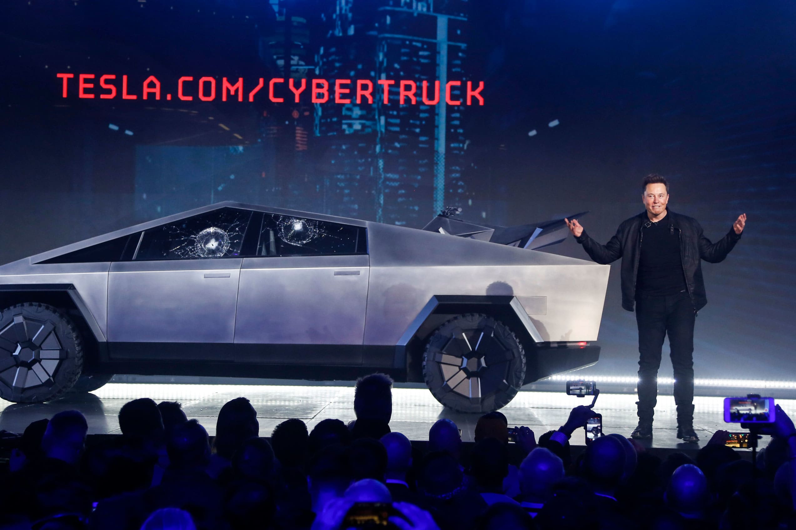 Elon Musk unveils Blade Runner-inspired Cybertruck