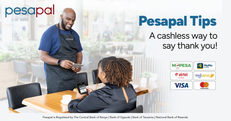 Pesapal unveils innovative cashless tipping solutions