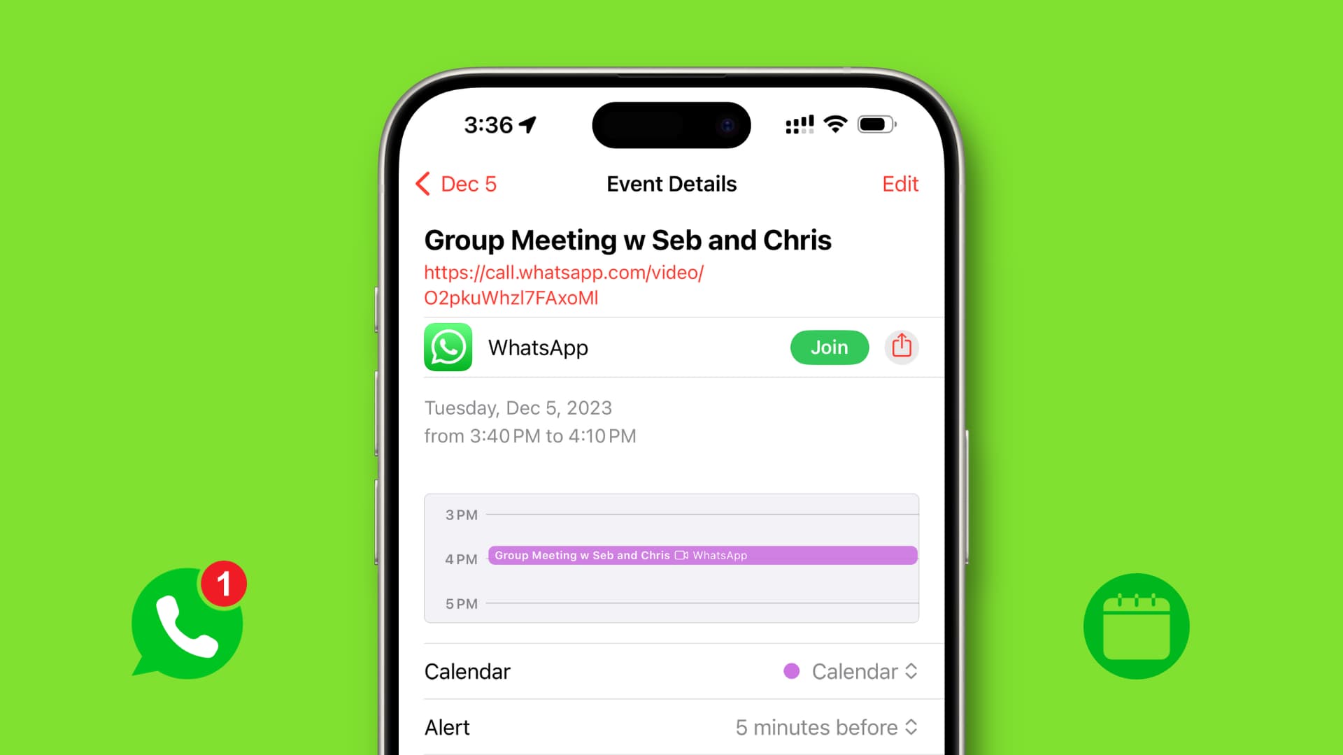 How to schedule Android, iPhone WhatsApp call