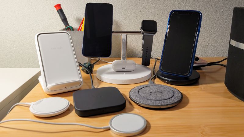 Five wireless chargers, offering unique features, functionalities