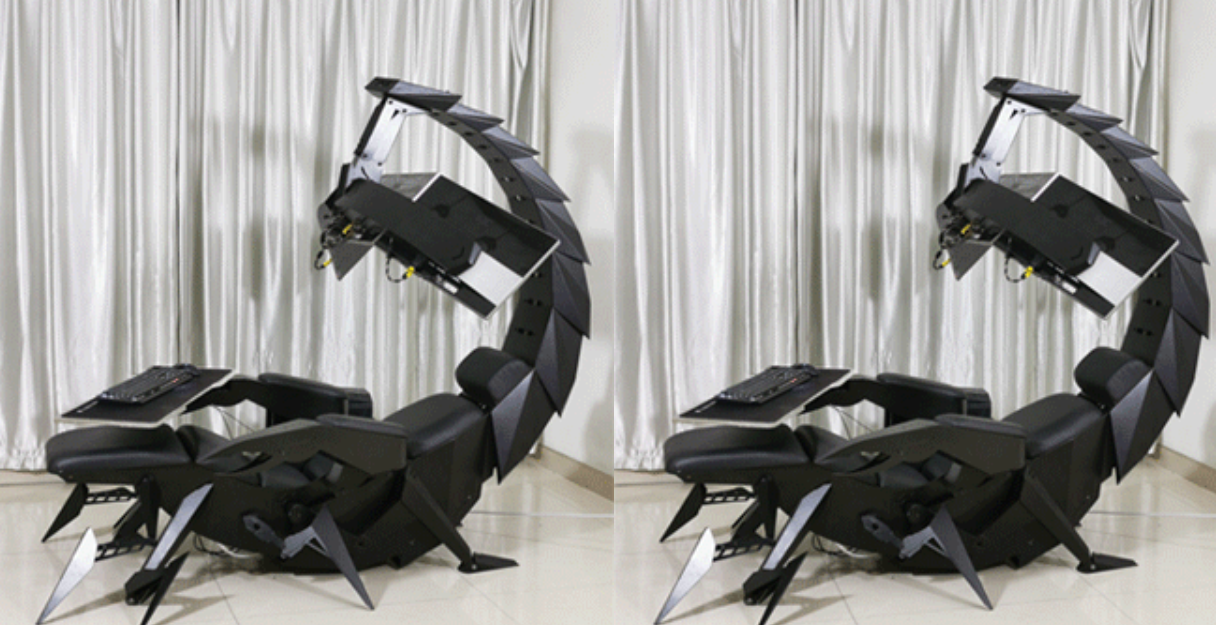 Cluvens Scorpion unveils zero-gravity gaming chair