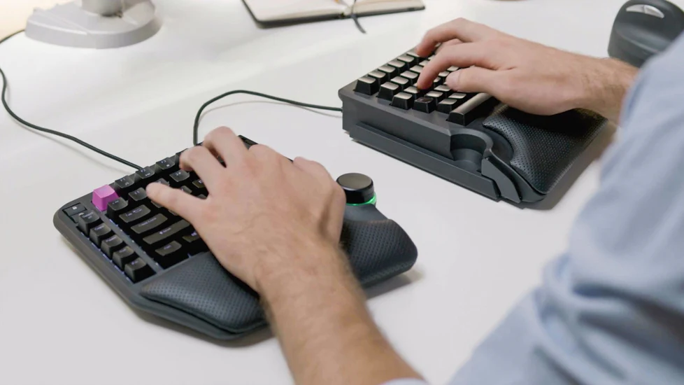 Elevate your productivity with Split-V Keyboard