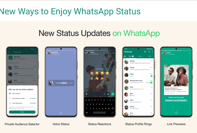 WhatsApp now enables longer status voice notes
