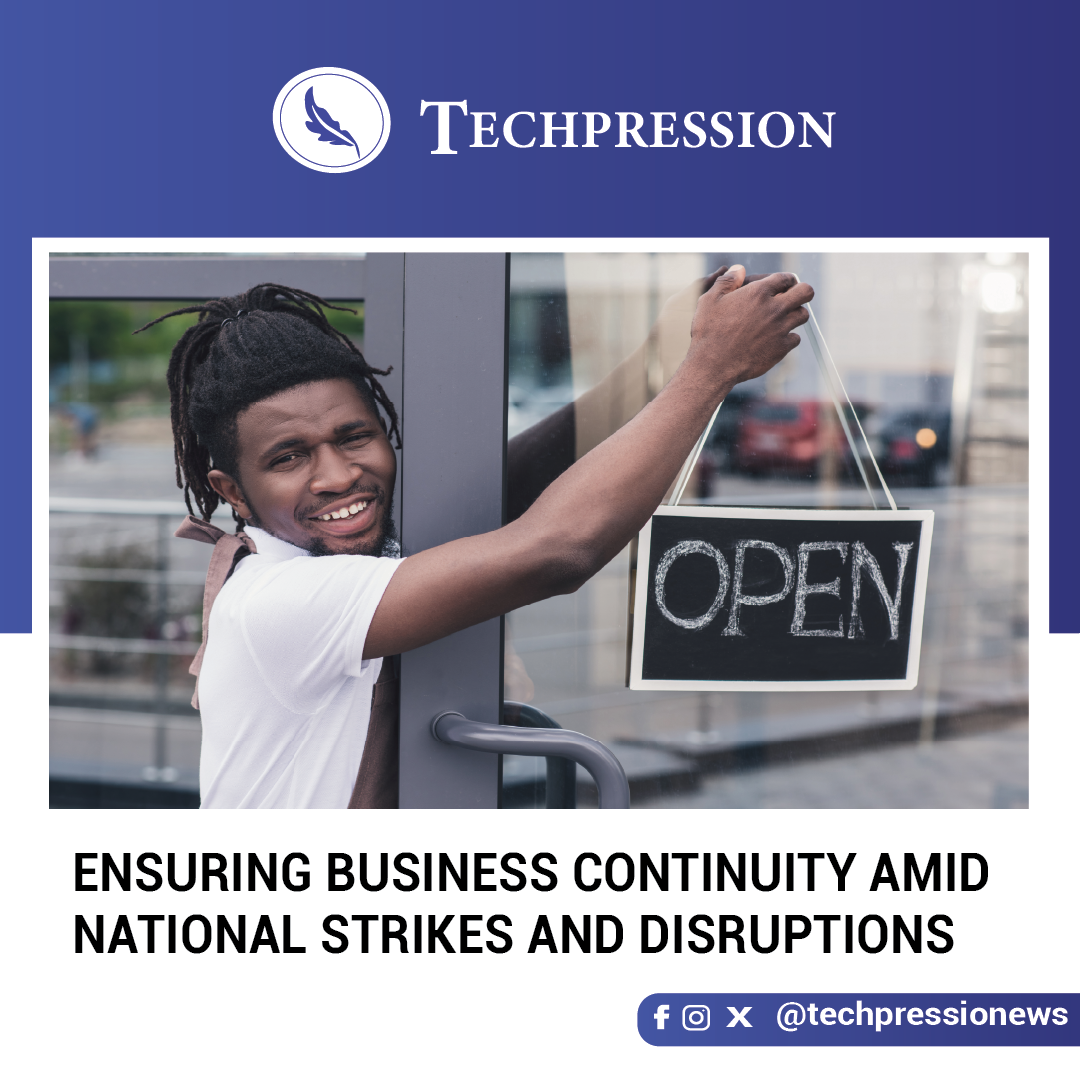 Ensuring business continuity in the event of disruptions like a national strike