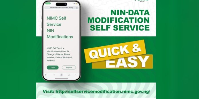 Modify your NIN details easily with the NIMC self-service portal