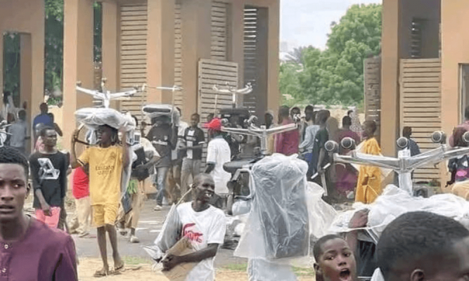 Kano Digital Innovation Park burned and looted by protesters