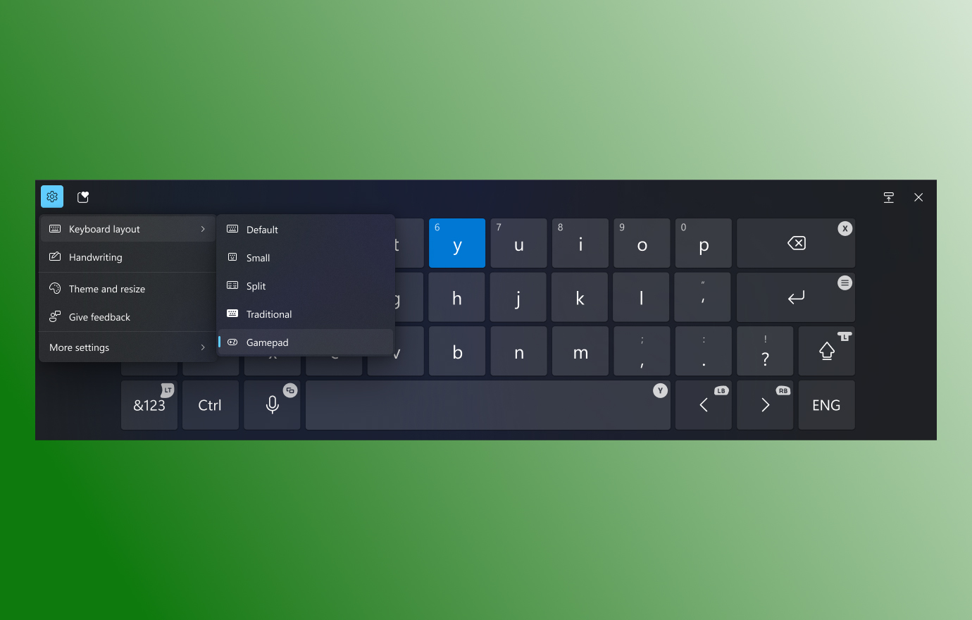 Microsoft enhances Windows 11 with Gamepad Keyboard features for Xbox controllers