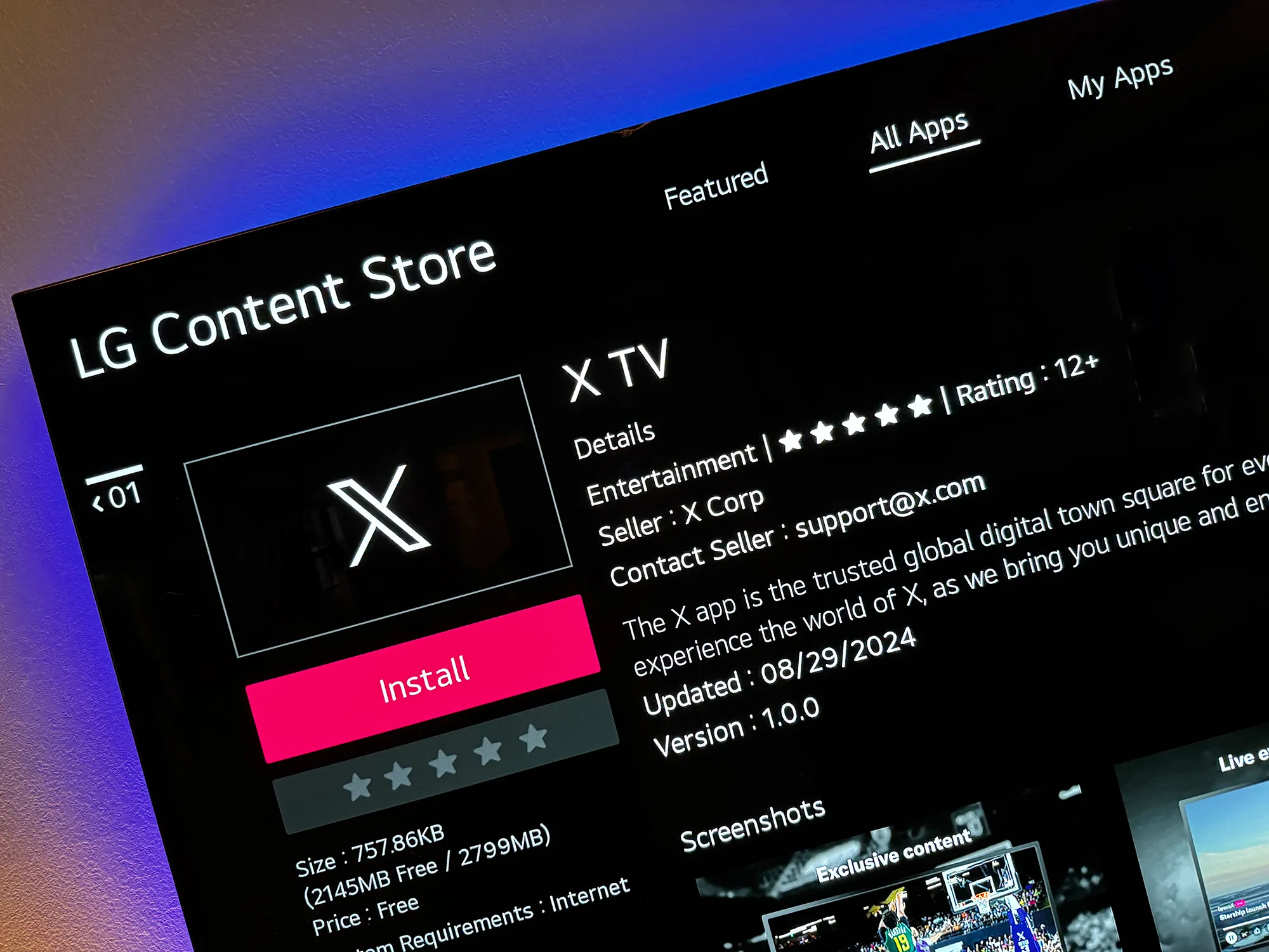 X offers new TV app for seamless video watching