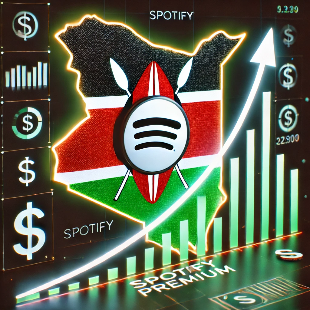 Spotify Premium prices rise in Kenya