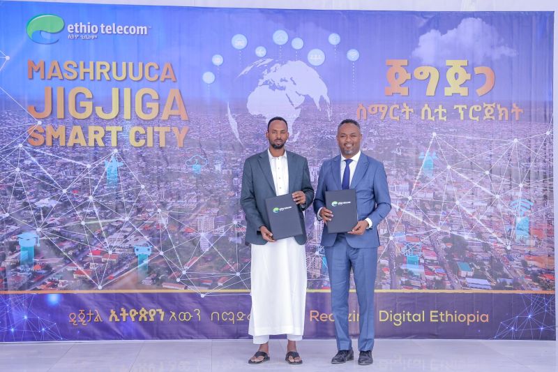 Ethio Telecom, Jigjiga City Administration sign agreement to execute Smart City project