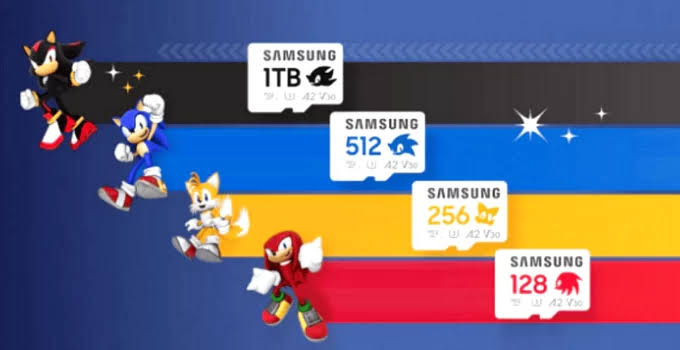 Samsung partners with SEGA to launch Sonic-inspired PRO Plus microSD cards